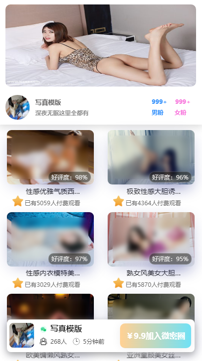 模块化-写真模板-样式一设置(图文教程)-不鸽宏迪v3Pro主题官网